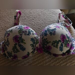 Victoria's Secret Floral Print Push Up Bra